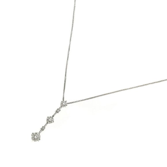 TRILOGY Jewelry - TRILOGY Diamond 0.50ct Necklace 18K WG White Gold 750 90276126